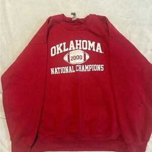 Oklahoma Classic Red Sweatshirt